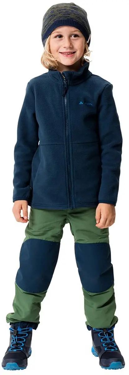 VAUDE Pulex II Kinder Fleece met Rits - Dark Sea - 110 - afbeelding 5 van 5
