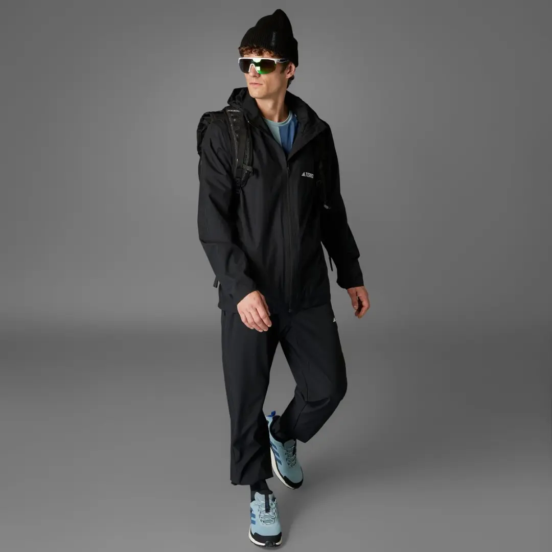 adidas TERREX Multi Essentials 2L Regenjack - Zwart - afbeelding 4 van 6