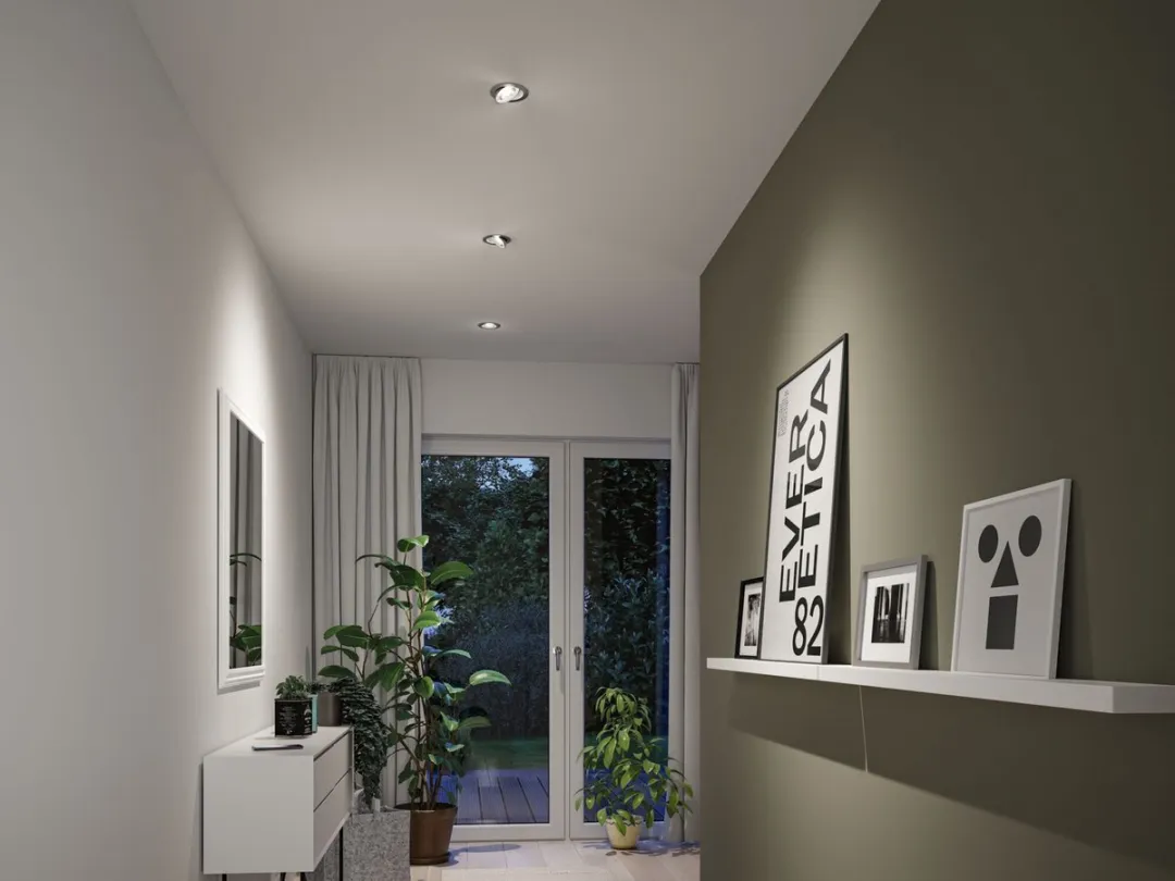 Paulmann LED-inbouwlamp White Select Aumus 105mm 5W 700lm - Chroom mat
