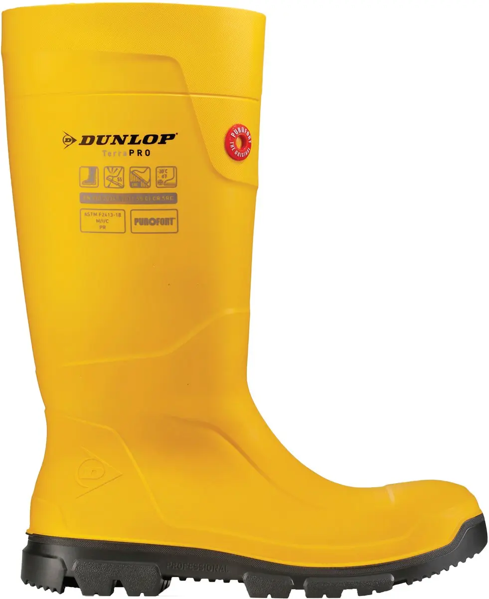 Dunlop Purofort TerraPRO Veiligheidslaarzen - Geel - afbeelding 3 van 6