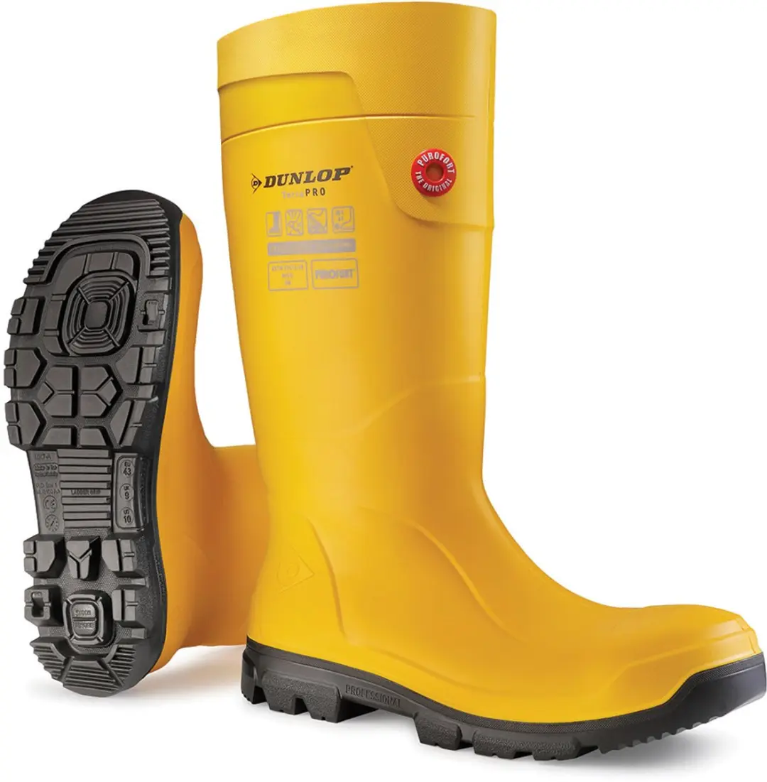 Dunlop Purofort TerraPRO Veiligheidslaarzen - Geel - afbeelding 6 van 6