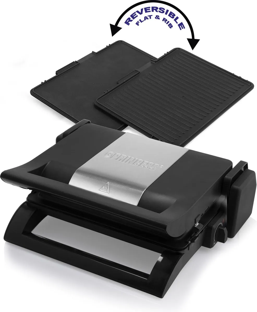 Princess Multi Grill 2-in-1 112530 Grillapparaat - 1500W - 4 Verwisselbare Platen