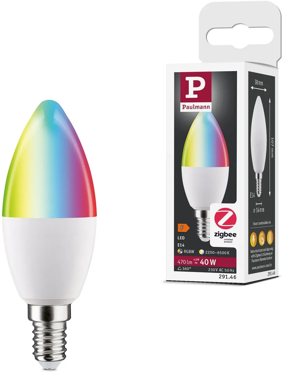 Paulmann Smart Home Zigbee 3.0 LED Kaars E14 5W RGBW