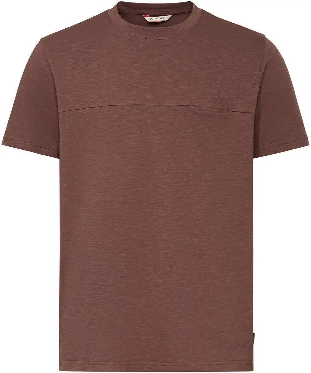 Vaude Nevis Iv T-shirt Met Korte Mouwen Bruin L Man