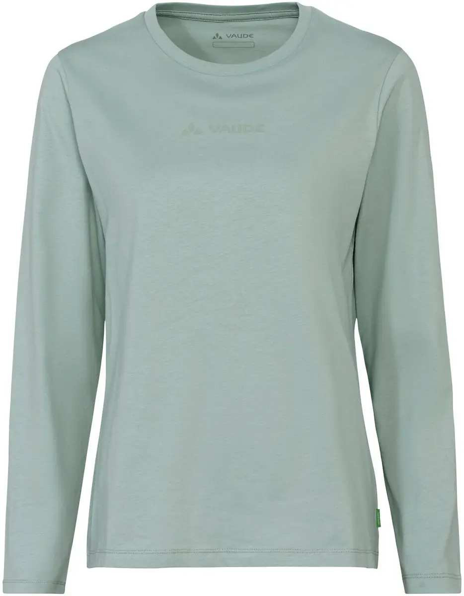 Vaude Logo T-shirt Met Lange Mouwen Groen 42 Vrouw