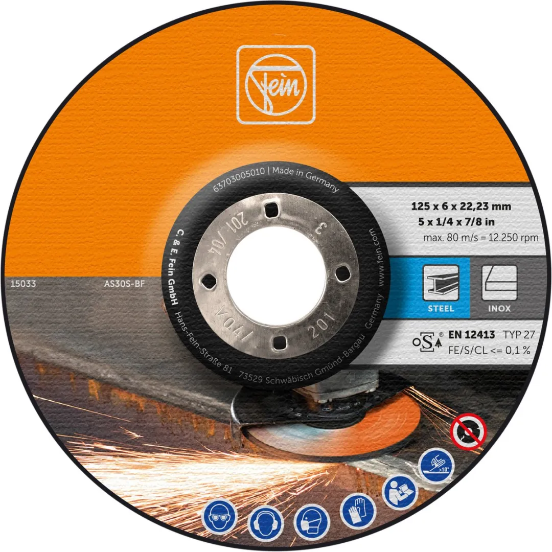 Fein 63703005010 Afbraamschijf Gebogen 125mm