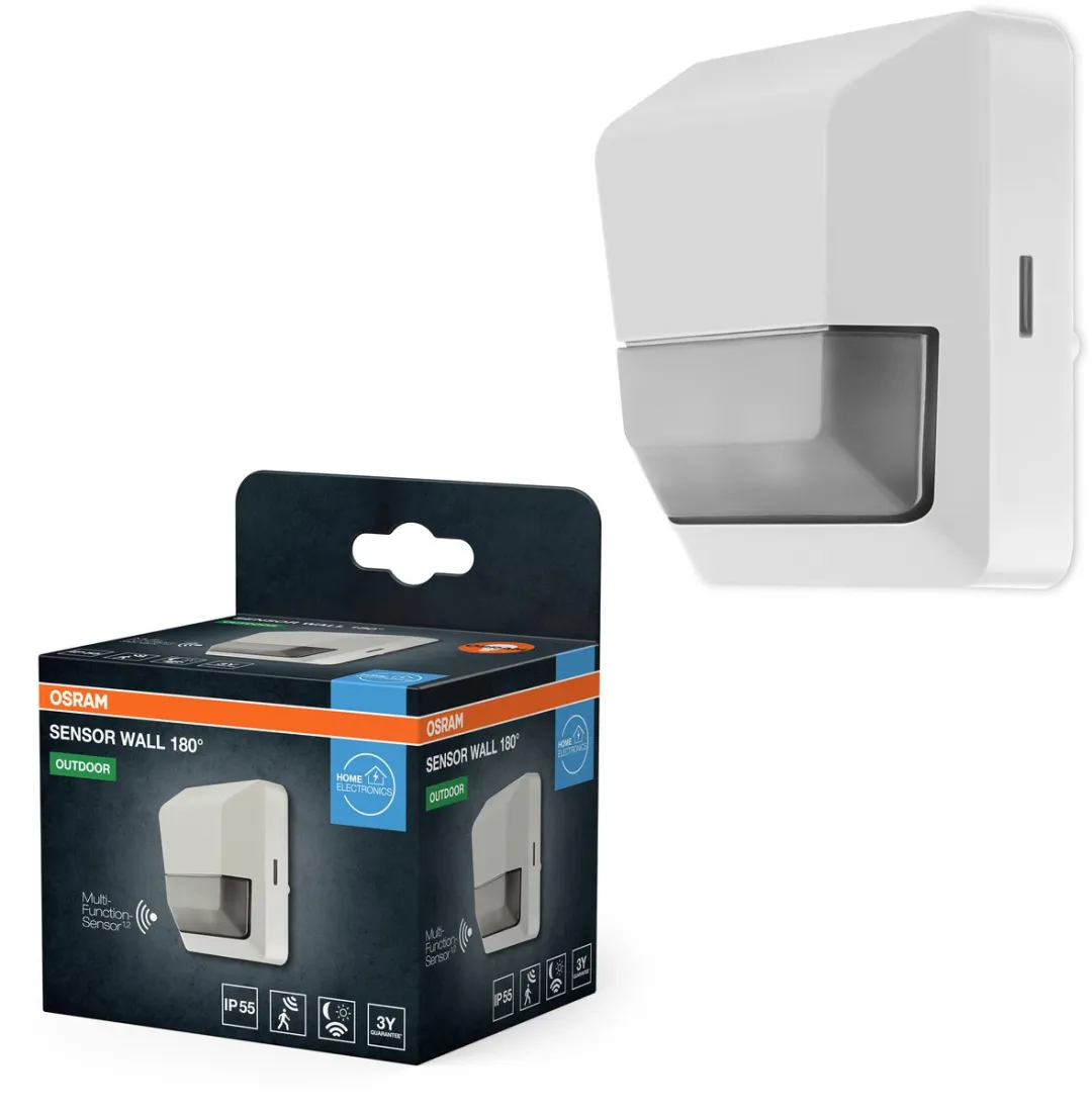 Osram Sensor Wandlamp 180° IP55 - Wit