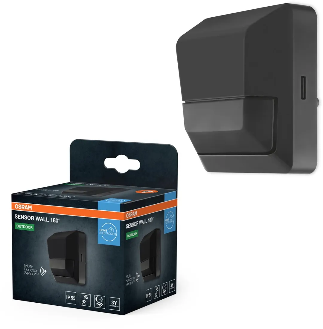 Osram Sensor Wandlamp 180° IP55 - Wit - afbeelding 6 van 6