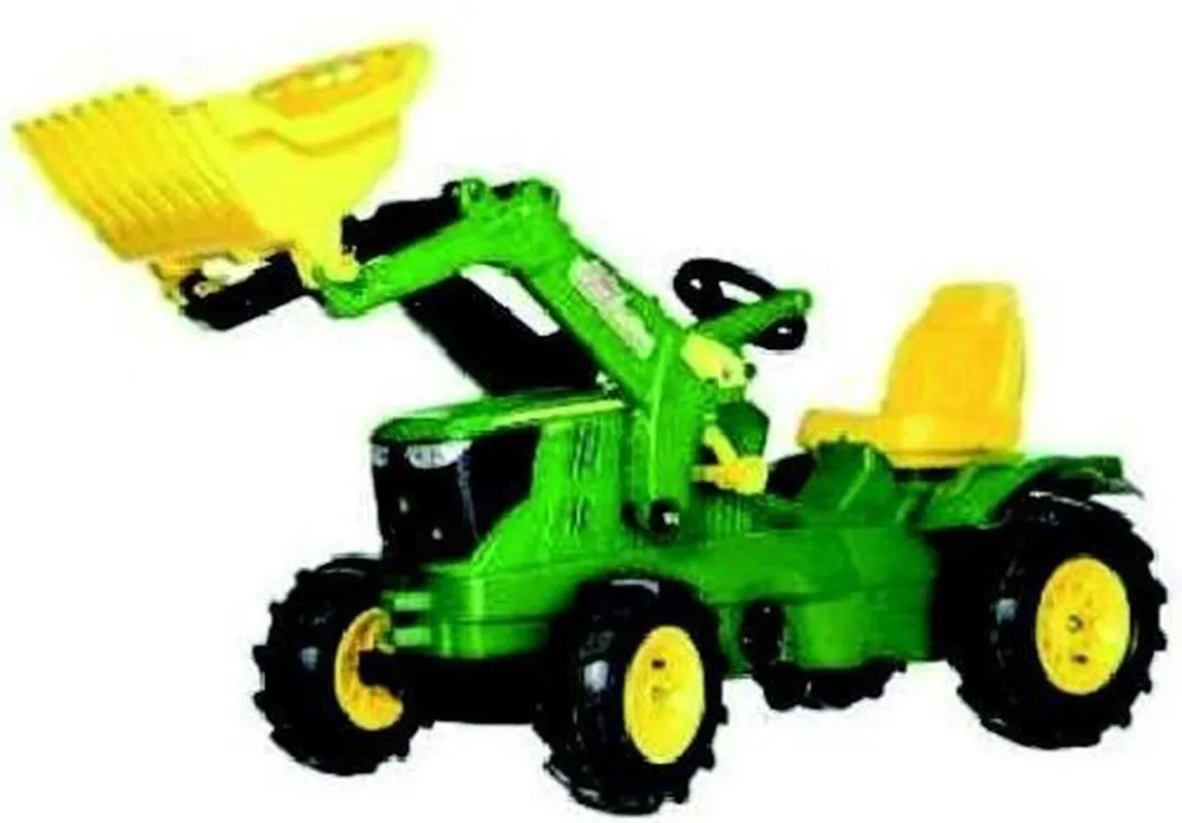 Rolly Toys John Deere 6210R Traptractor - Groen/Geel