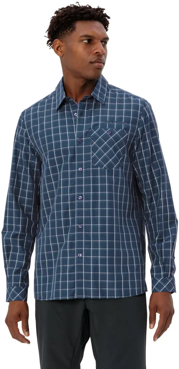 Vaude Albsteig III Heren Shirt Lange Mouwen - Dark Sea - afbeelding 3 van 6