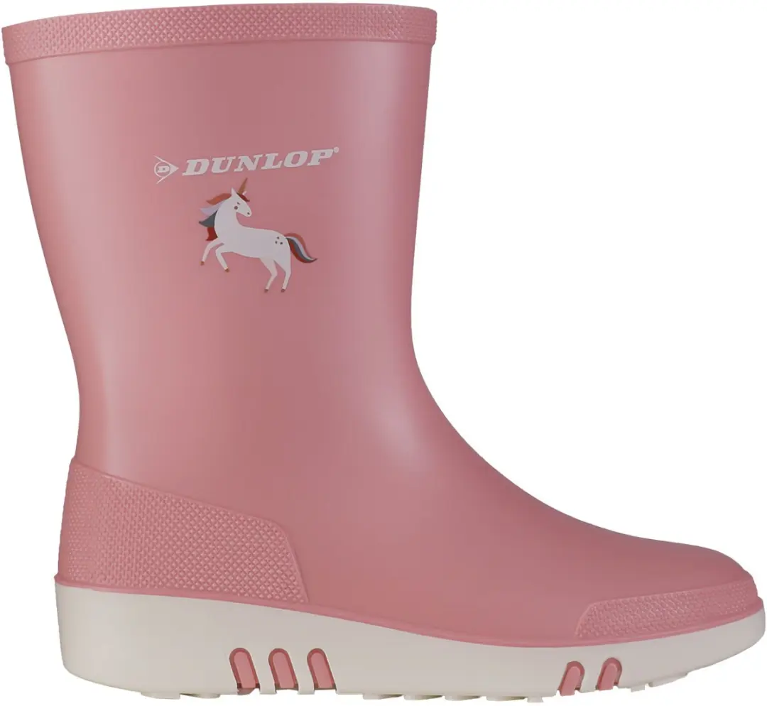 Dunlop Mini Kinderlaarzen - Roze/Wit - Maat 21 - afbeelding 4 van 6