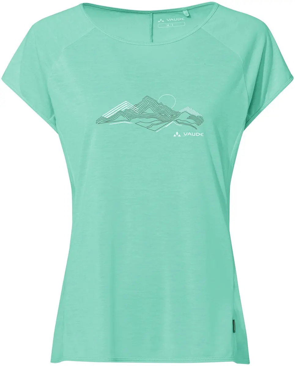 Vaude Tekoa Ii T-shirt Met Korte Mouwen Groen 40 Vrouw