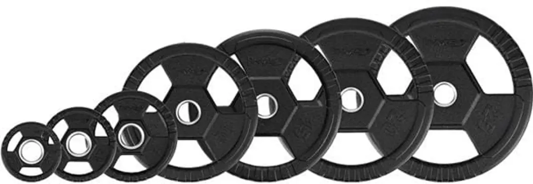 HMS TOH Serie Olympische Schijf TOH02 - 2.5kg - Zwart - afbeelding 6 van 6