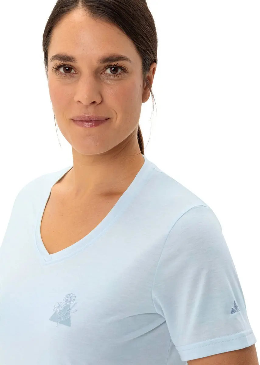 VAUDE Skomer III Print Dames T-Shirt - Summer Blue - afbeelding 4 van 6
