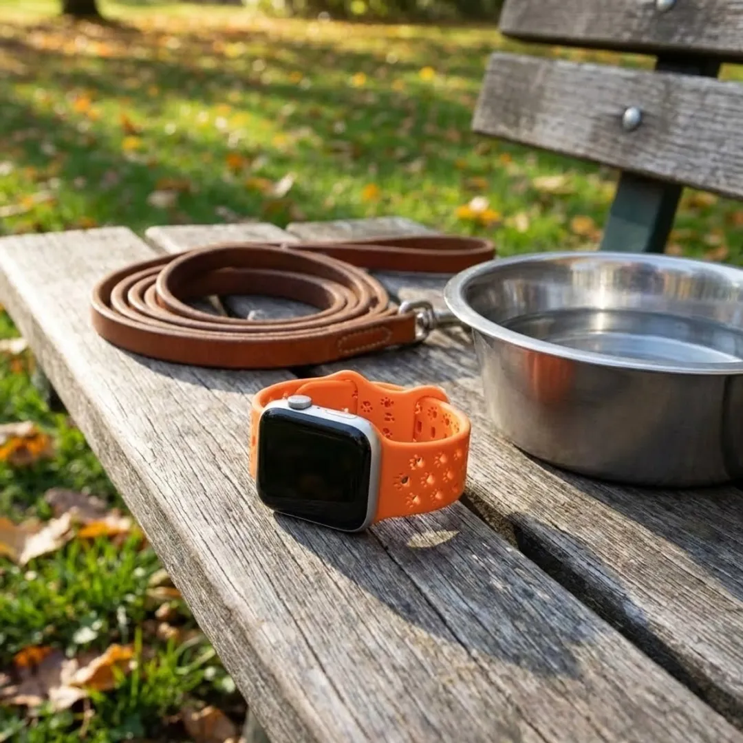 NUVEX Siliconen Horlogebandje Apple Watch 38-42mm - Oranje