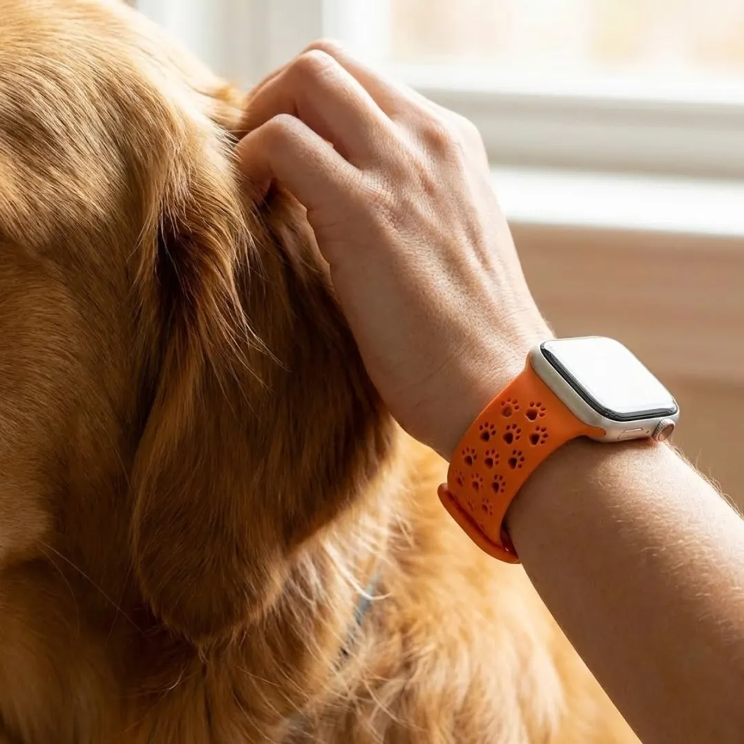 NUVEX Siliconen Horlogebandje Apple Watch 38-42mm - Oranje