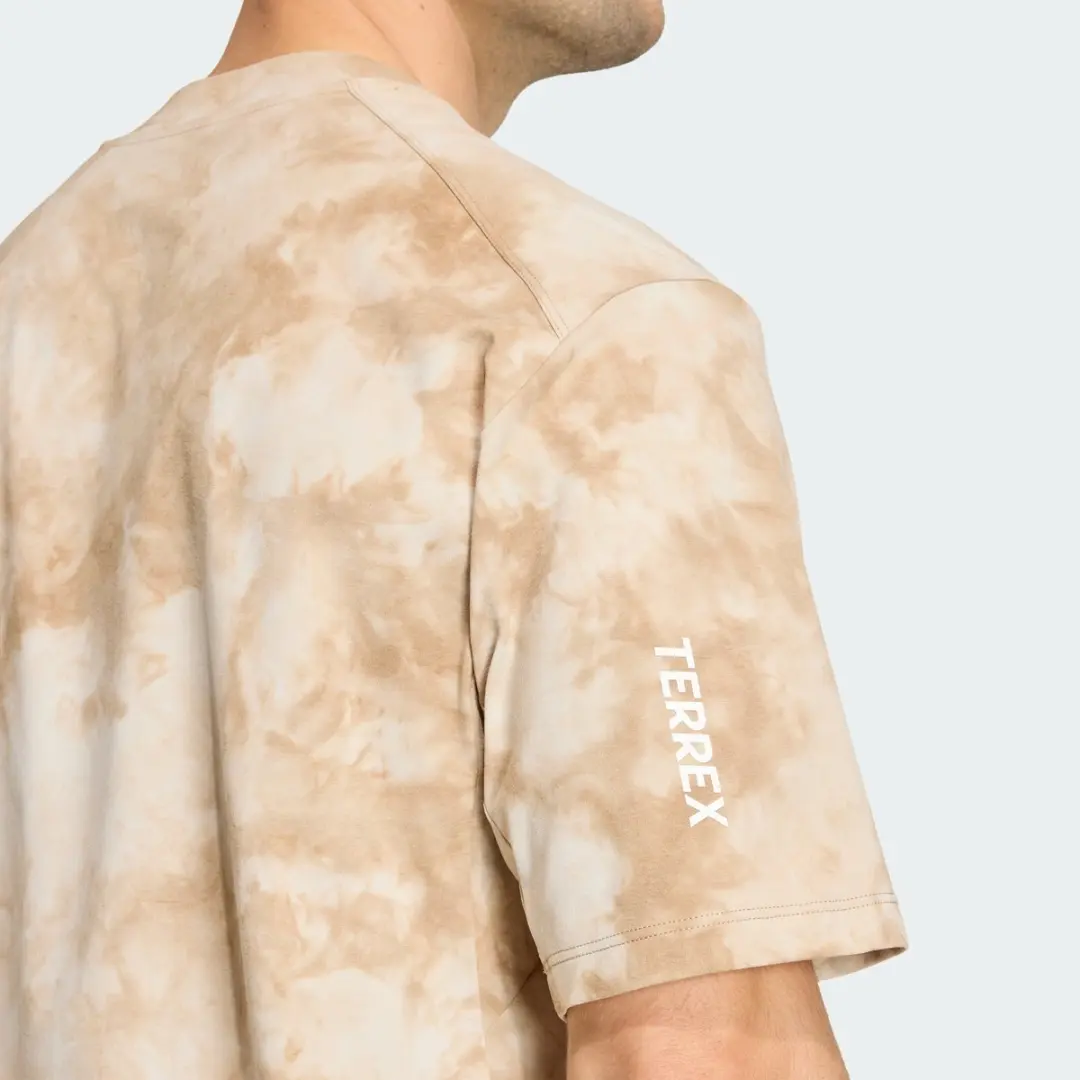 Adidas Terrex Multi Spray Dye T-Shirt - Beige - afbeelding 2 van 6