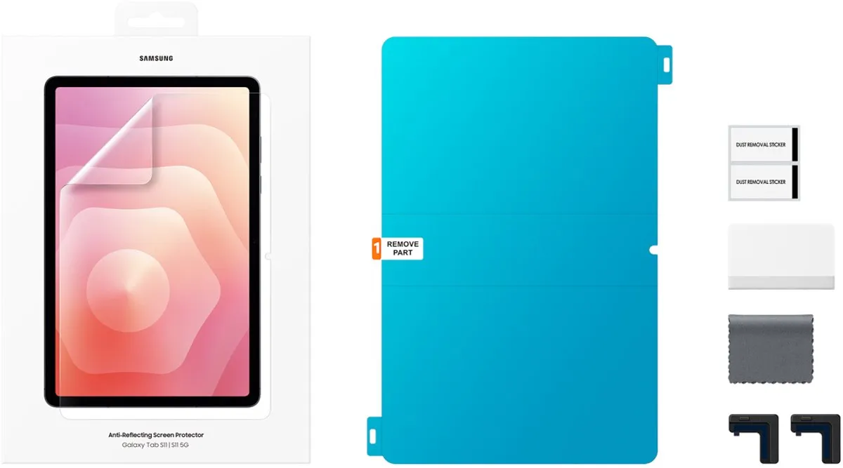 Samsung Galaxy Tab S11 EF-UX730CTEGWW Schermbeschermer - Anti-reflecterend - Transparant