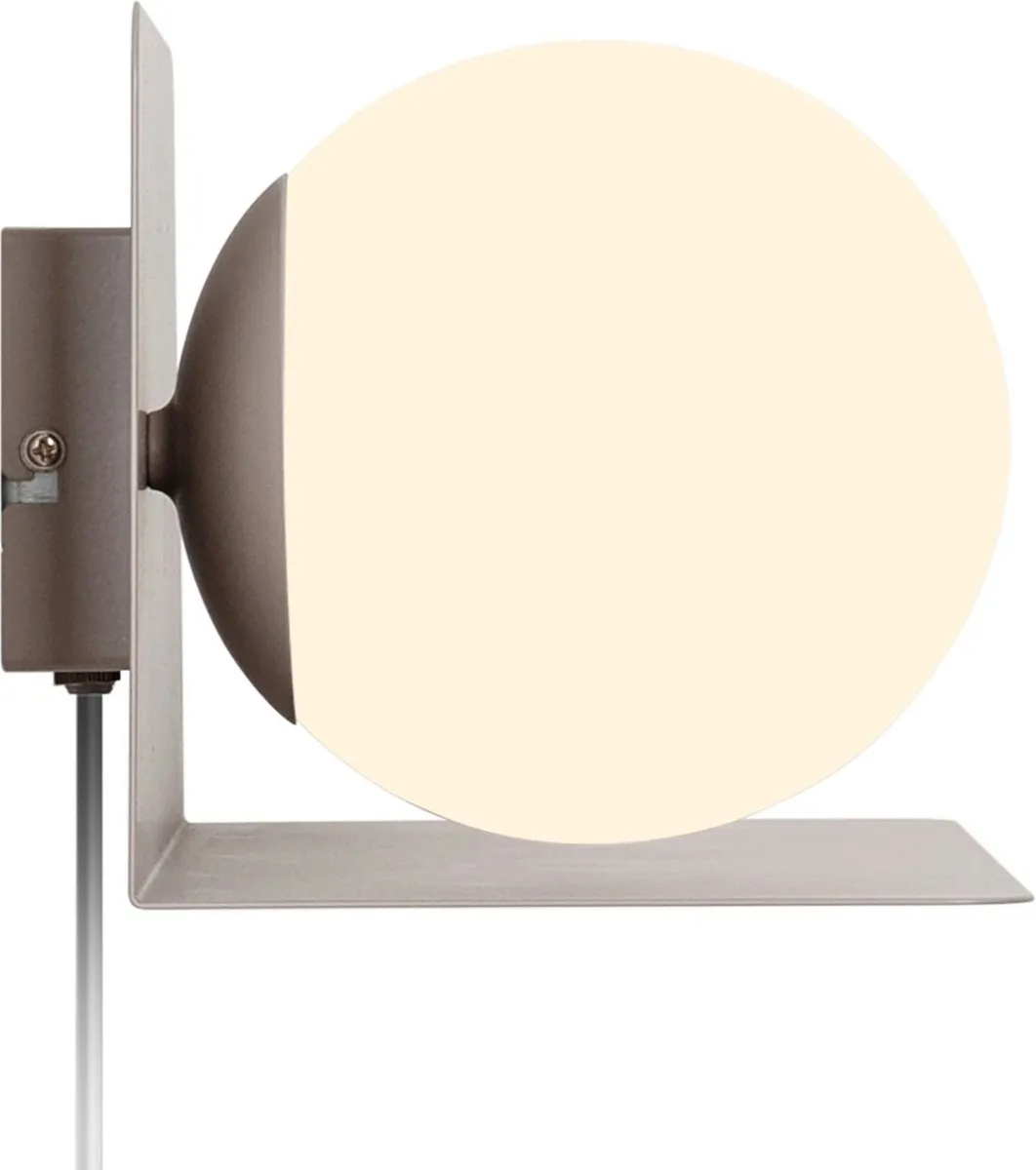 Nordlux Lilibeth Wandlamp E14 - 15cm - Bruin - afbeelding 6 van 6