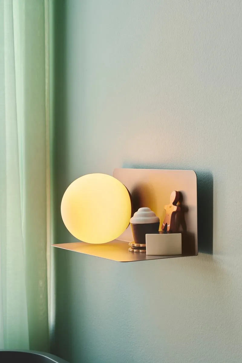 Nordlux Lilibeth Wandlamp E14 - 15cm - Bruin