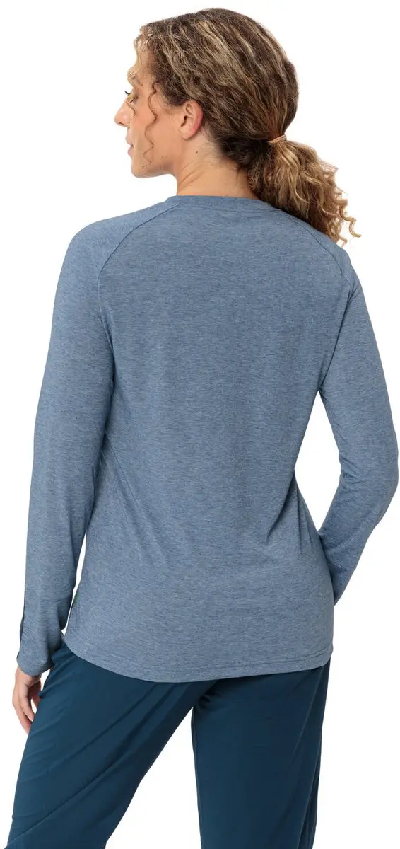 Vaude Skomer III Dames T-shirt Lange Mouwen - Shore Blue 42 - afbeelding 6 van 6