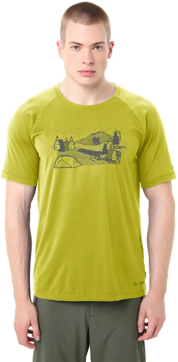 VAUDE Gleann II T-shirt - Geel - S - afbeelding 6 van 6