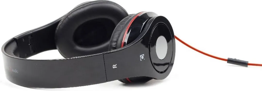 Gembird Detroit MHS-DTW-BK Koptelefoon - Zwart/Rood - afbeelding 6 van 6