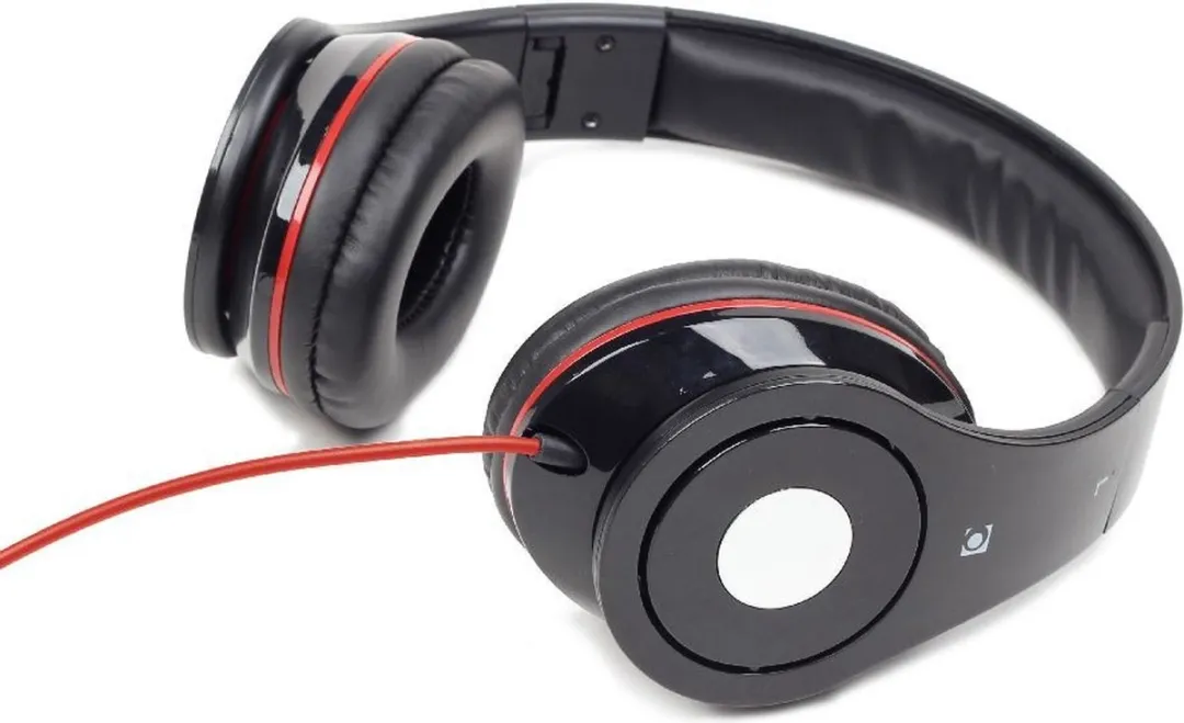 Gembird Detroit MHS-DTW-BK Koptelefoon - Zwart/Rood - afbeelding 5 van 6