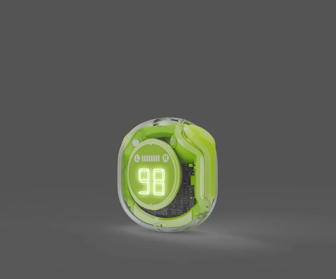 Gembird Transparante TWS In-Ears TWST-01-G - Groen