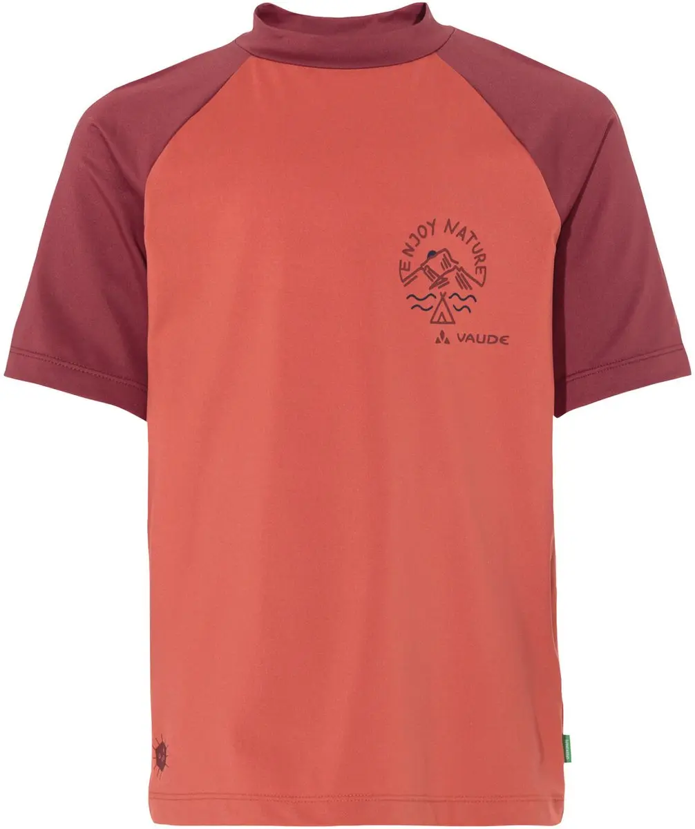Vaude Solaro Iii T-shirt Met Korte Mouwen Oranje 110-116 cm Jongens