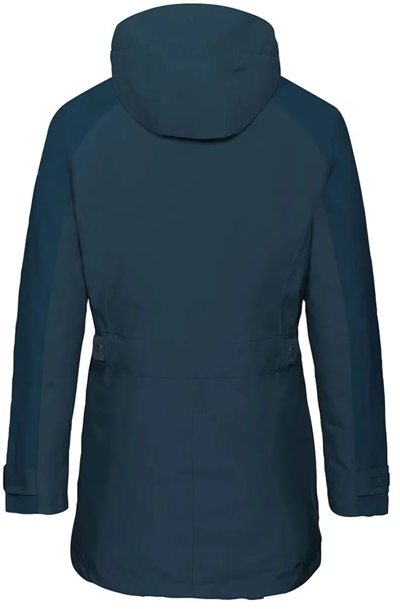 VAUDE Skomer II Parka Dames - Blauw - 46 - afbeelding 3 van 4