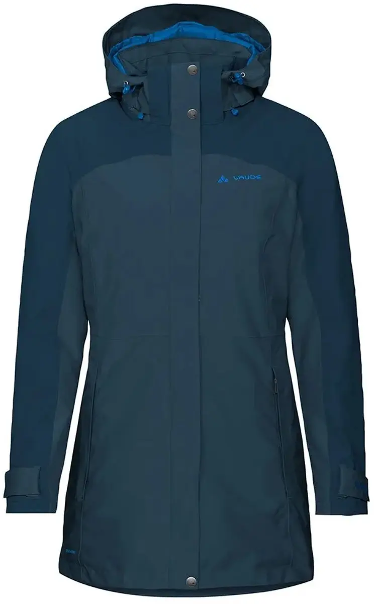 VAUDE Skomer II Parka Dames - Blauw - 46 - afbeelding 4 van 4