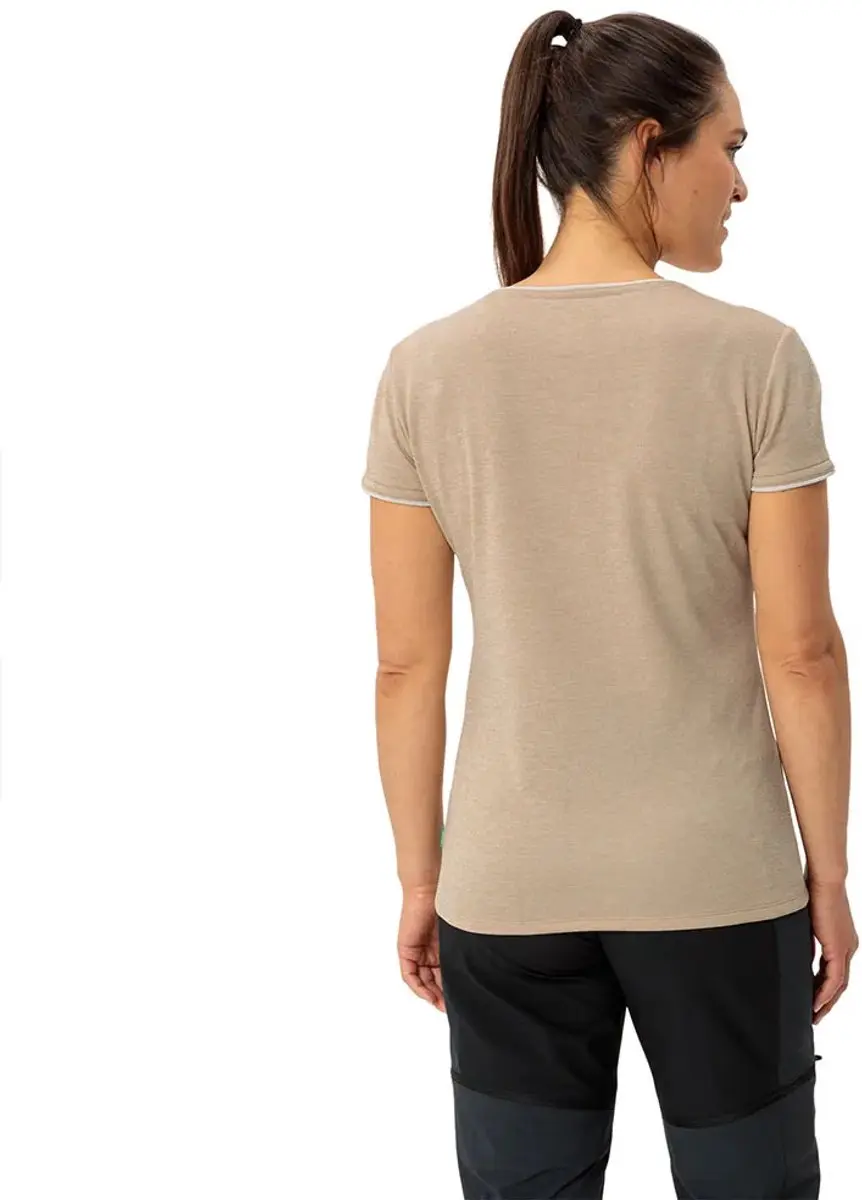 Vaude Essential Dames T-shirt - Linen - 36 - afbeelding 5 van 6