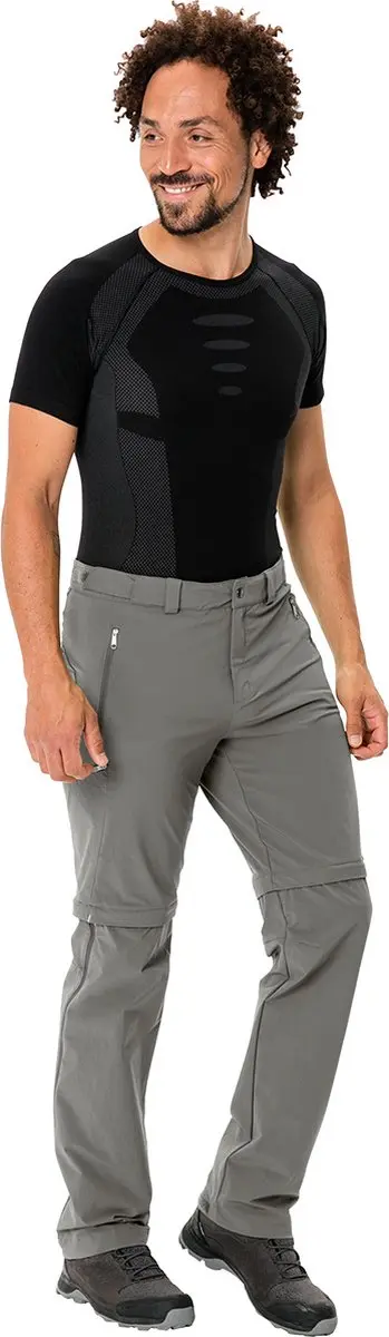 Vaude Farley Stretch III Converteerbare Broek - Stone Grey