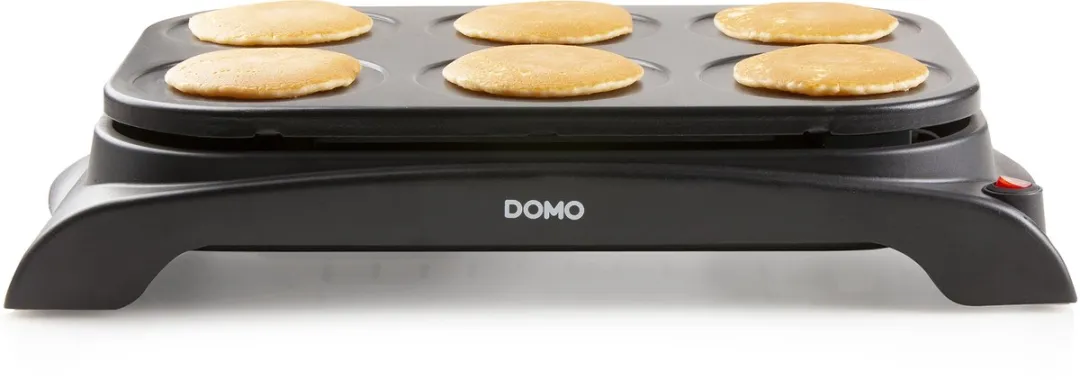 Domo DO8709P Pannenkoekenmaker 1000W - 6 Personen - Zwart - afbeelding 6 van 6