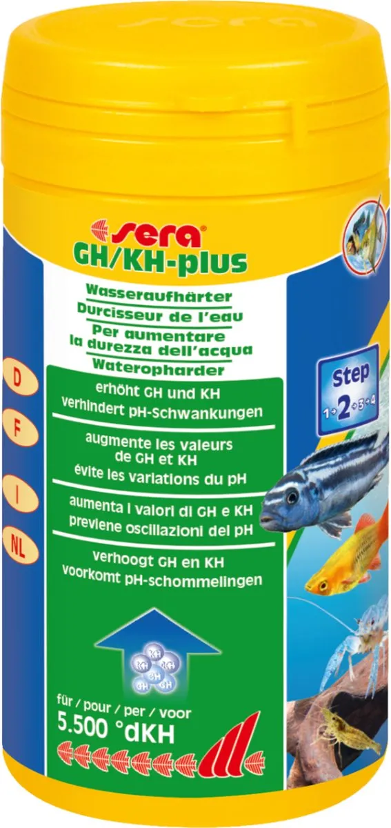 Sera Gh/Kh Plus Waterverharder | 275 gr