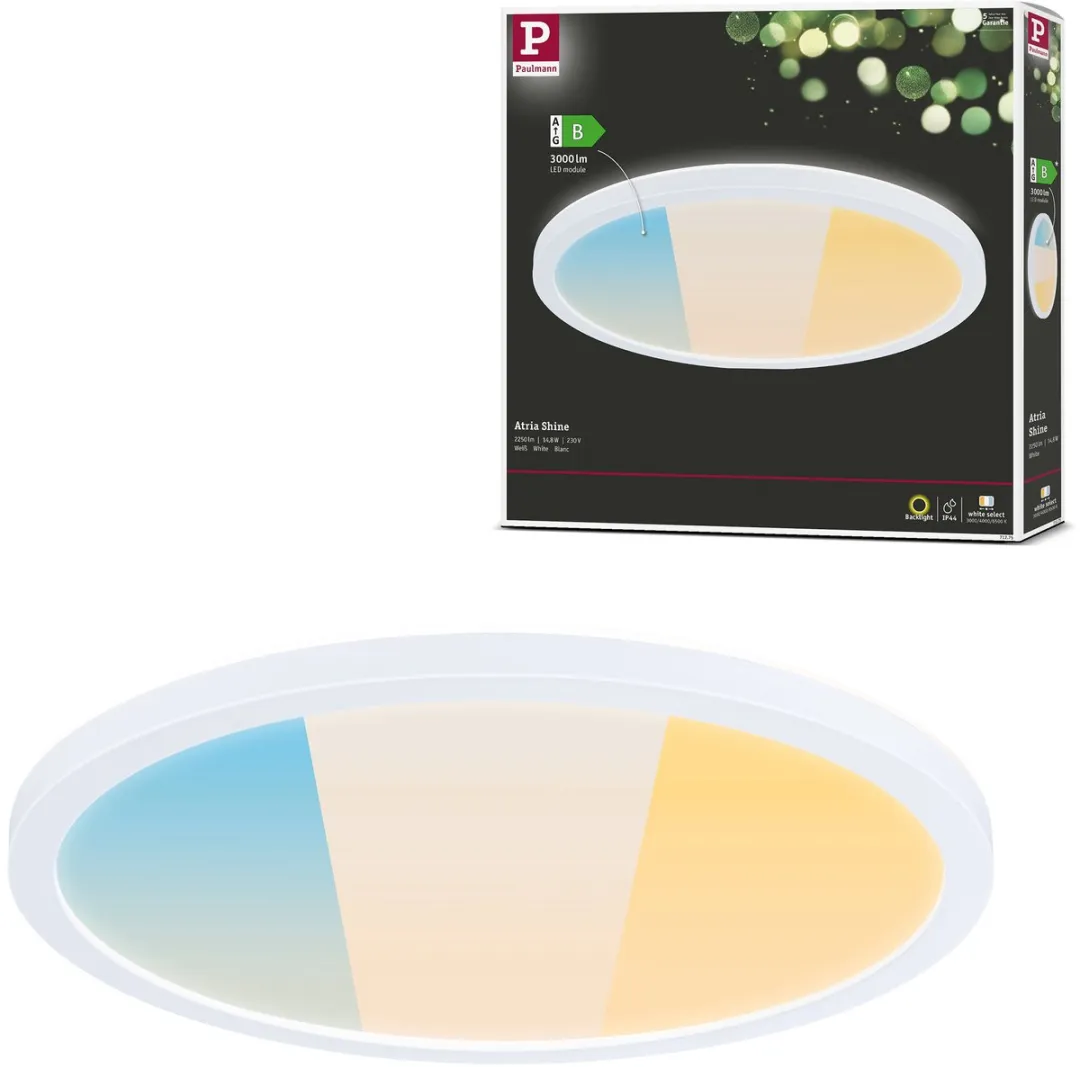 Paulmann Atria Shine LED-paneel 14,8W 2250lm 298mm