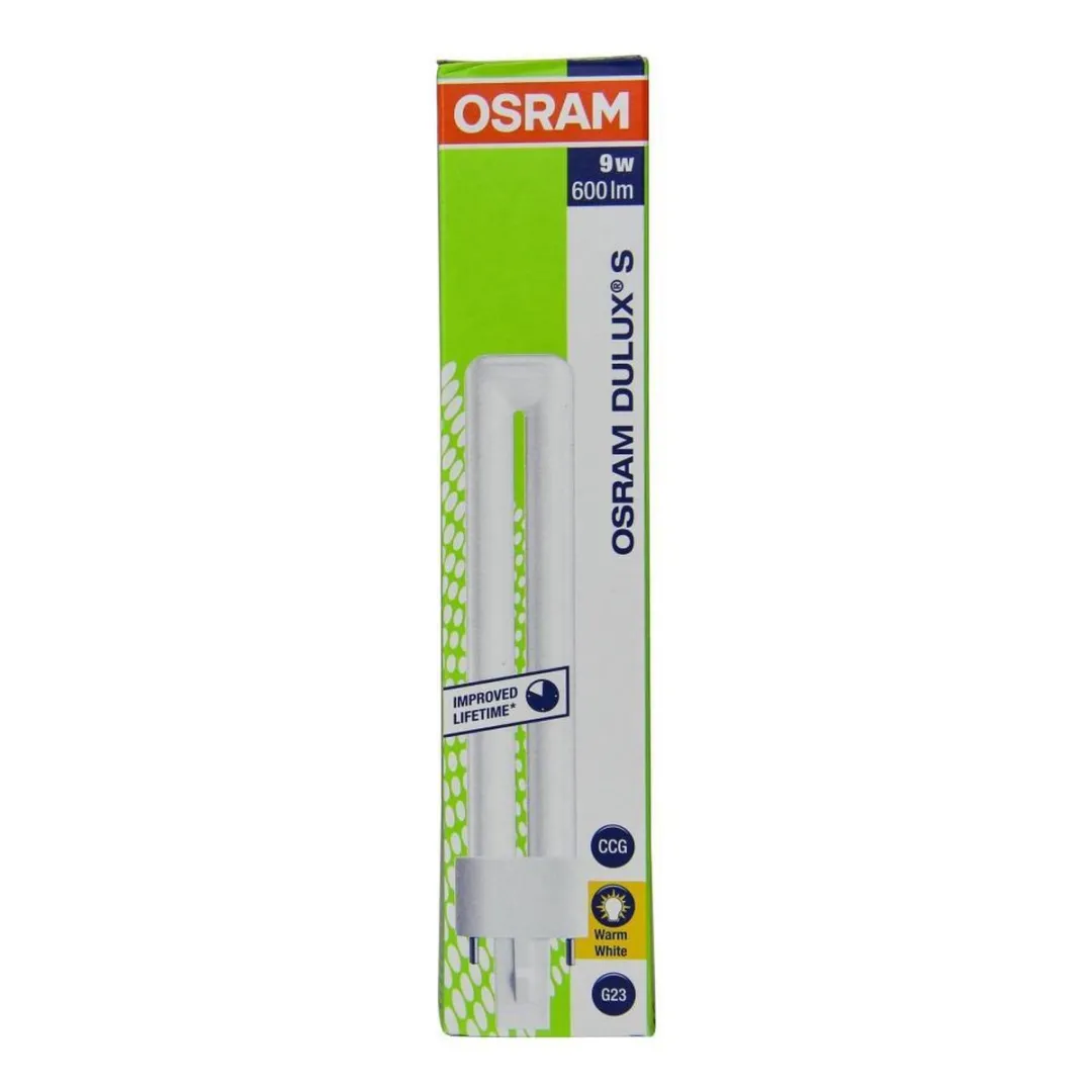 Osram Dulux Spaarlamp 9W Warm Wit Mat