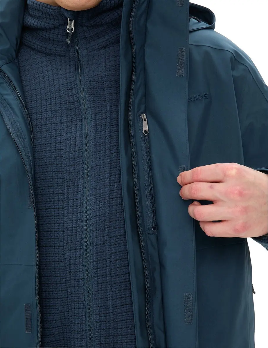Vaude Idris IV 3 in 1 Heren Jas - Dark Sea - afbeelding 4 van 6