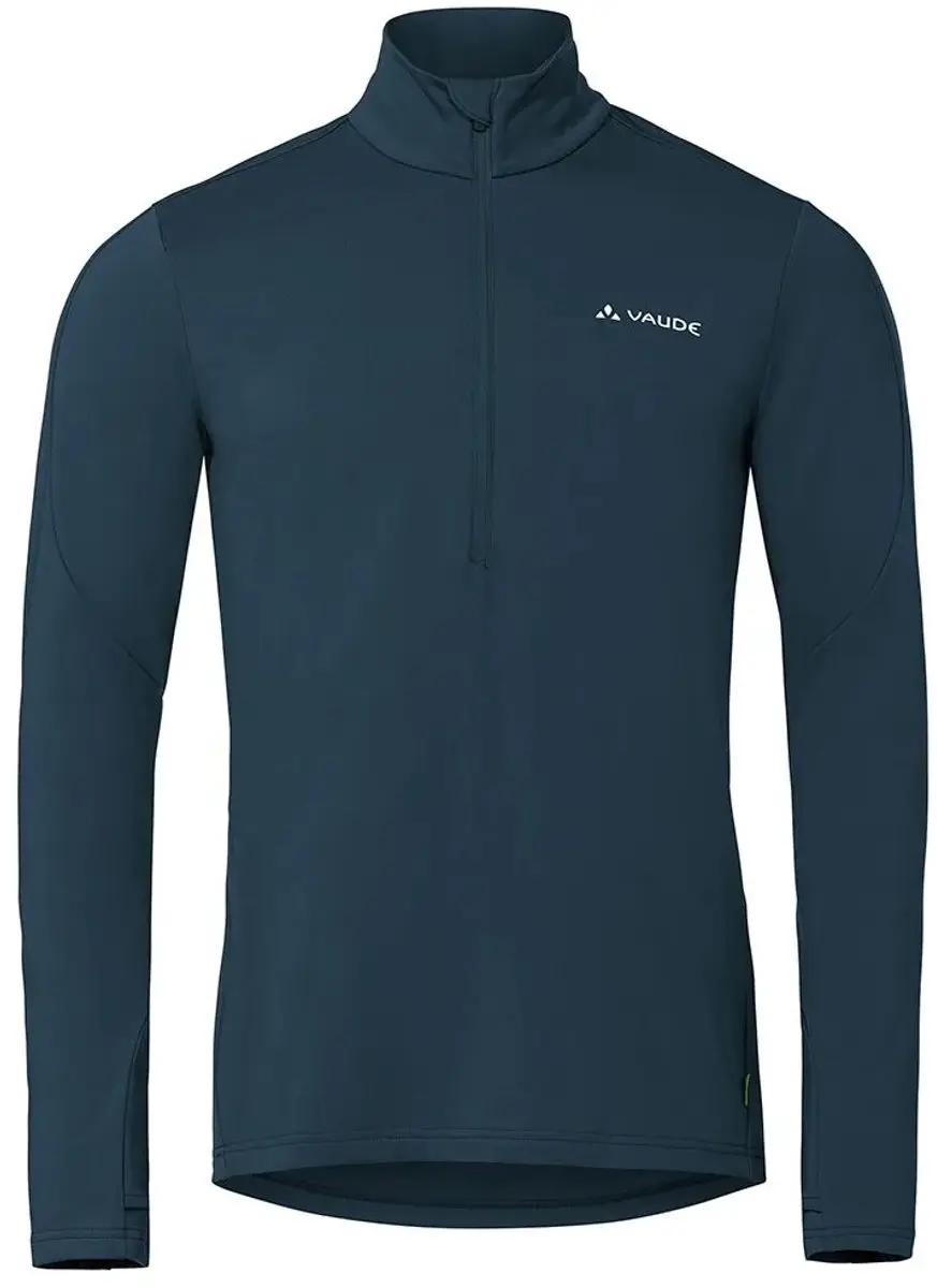 Vaude Livigno II Halfzip Fleecevest - Dark Sea - M - afbeelding 6 van 6