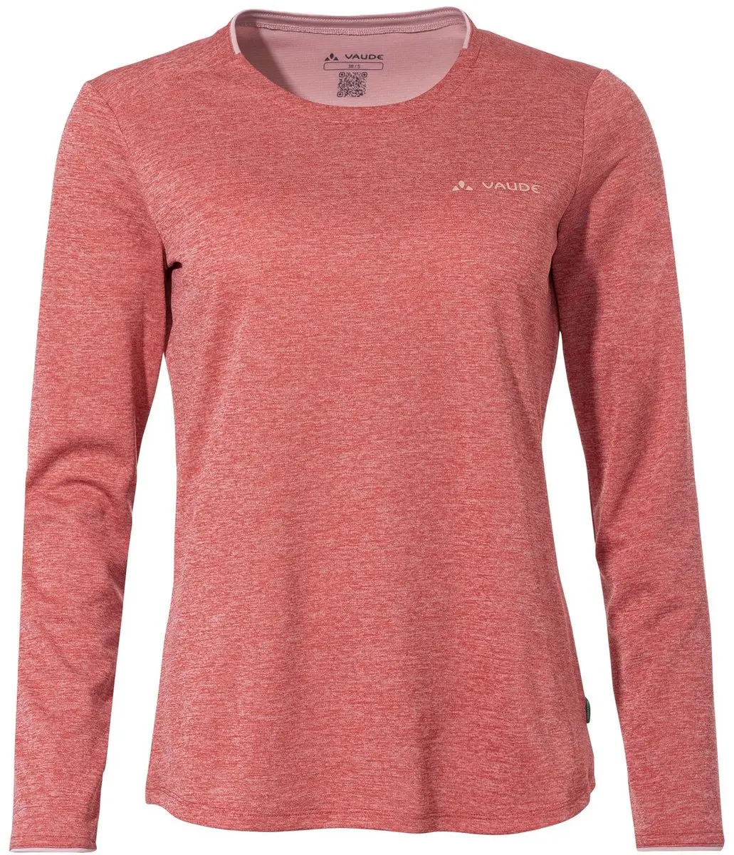Vaude Women's Essential LS T-shirt - Outdoorshirt - Dames - Brick - Maat 42