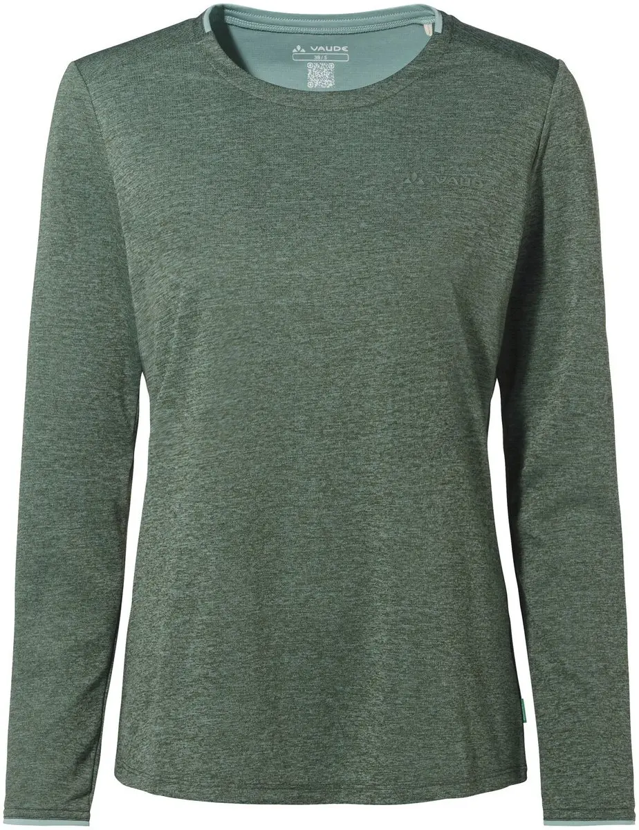 VAUDE Essential LS T-shirt, functioneel shirt, dames outdoor sport-t-shirt. Regular fit