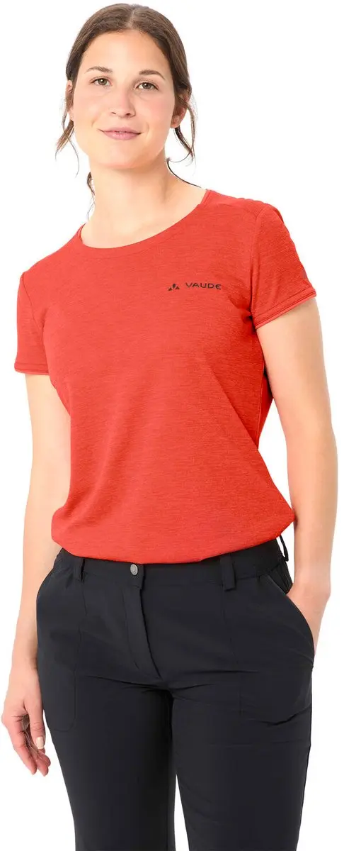 VAUDE Essential Dames Functioneel T-shirt - Glowing Red - afbeelding 6 van 6