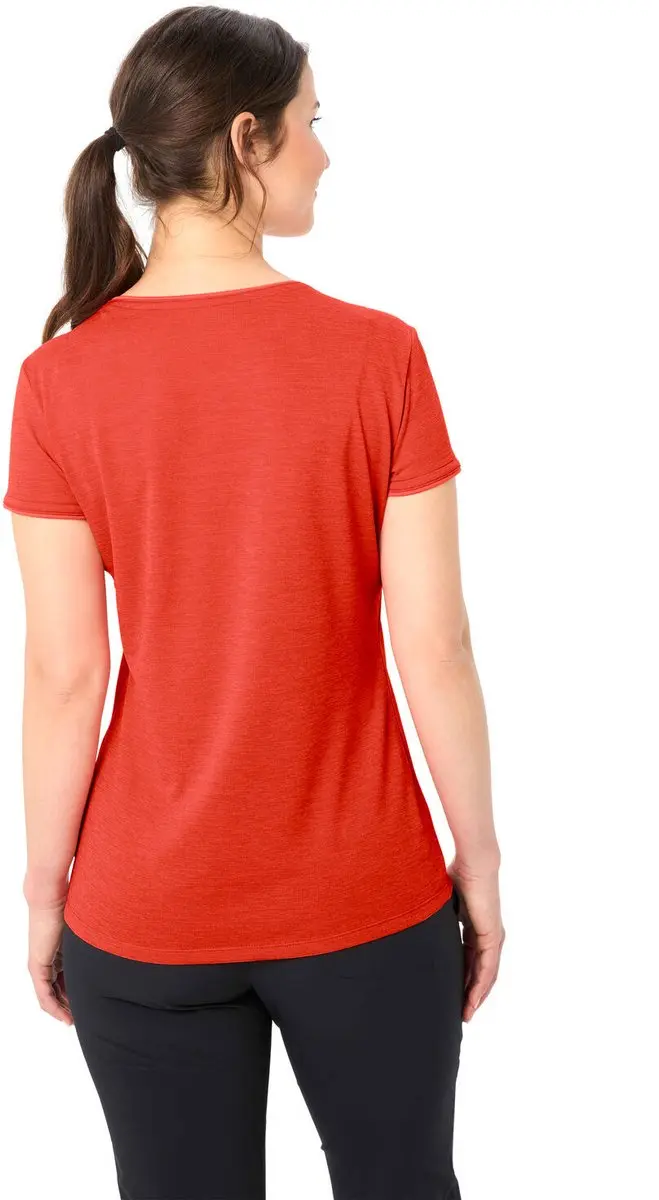 VAUDE Essential Dames Functioneel T-shirt - Glowing Red - afbeelding 5 van 6