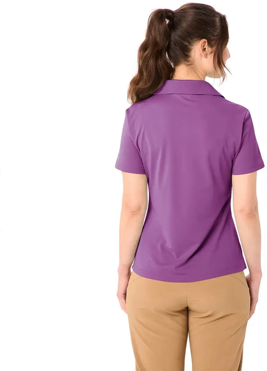 Vaude Essential Poloshirt Dames - Paars - 38 - afbeelding 5 van 6
