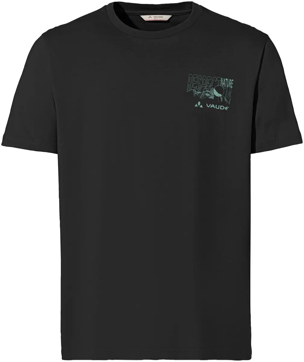 Vaude Spirit Ii T-shirt Met Korte Mouwen Zwart 2XL Man