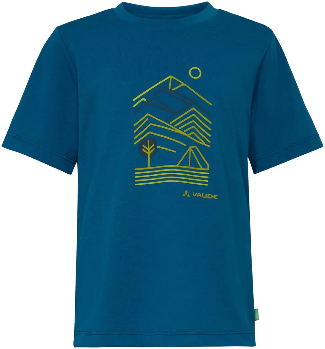 Vaude Rokua T-shirt Met Korte Mouwen Blauw 146-152 cm Jongen