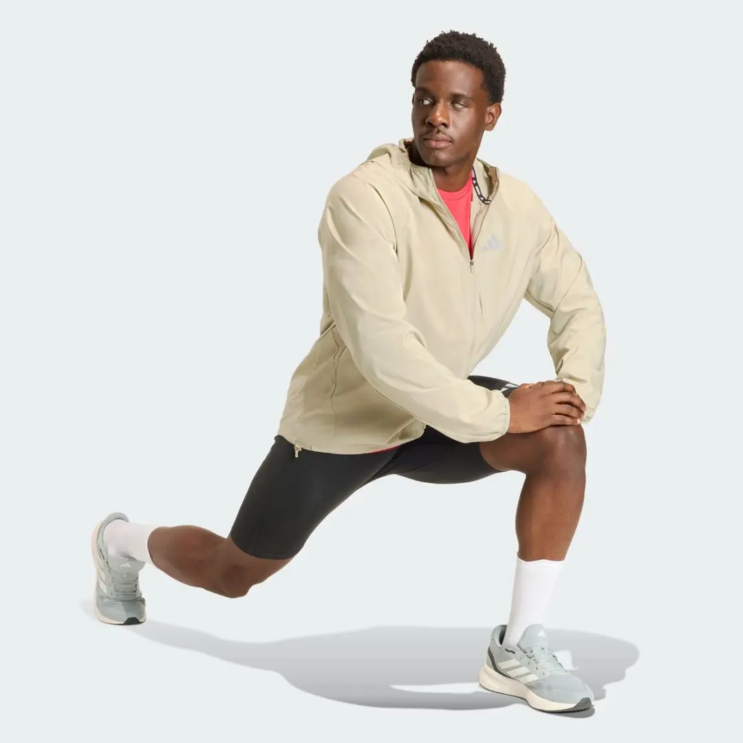 adidas Running Essentials Jack - Heren - Bruin - afbeelding 6 van 6