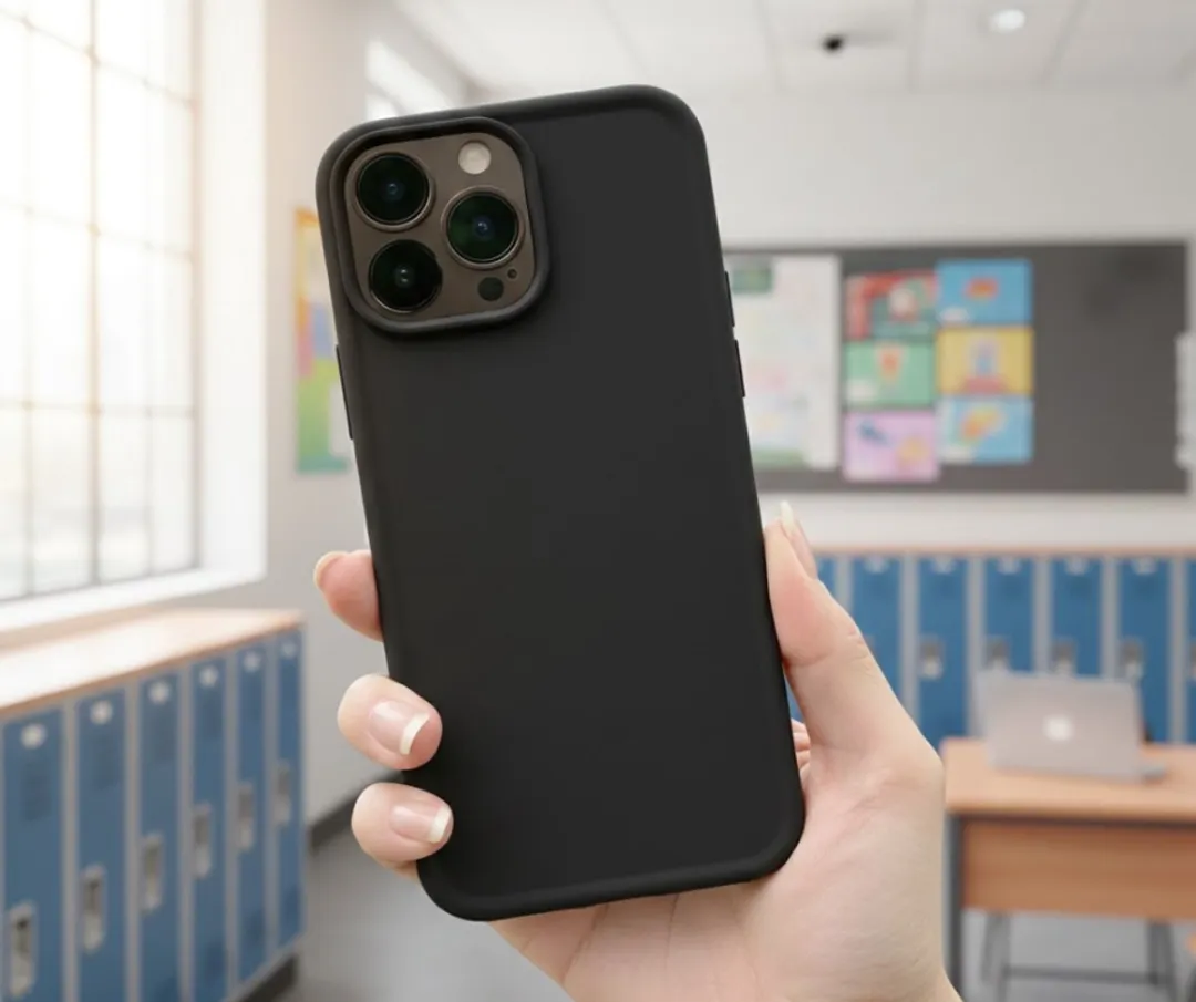 NUVEX iPhone 13 Pro Max Hoesje - 3 Stuks - Zwart/Beige/Bruin