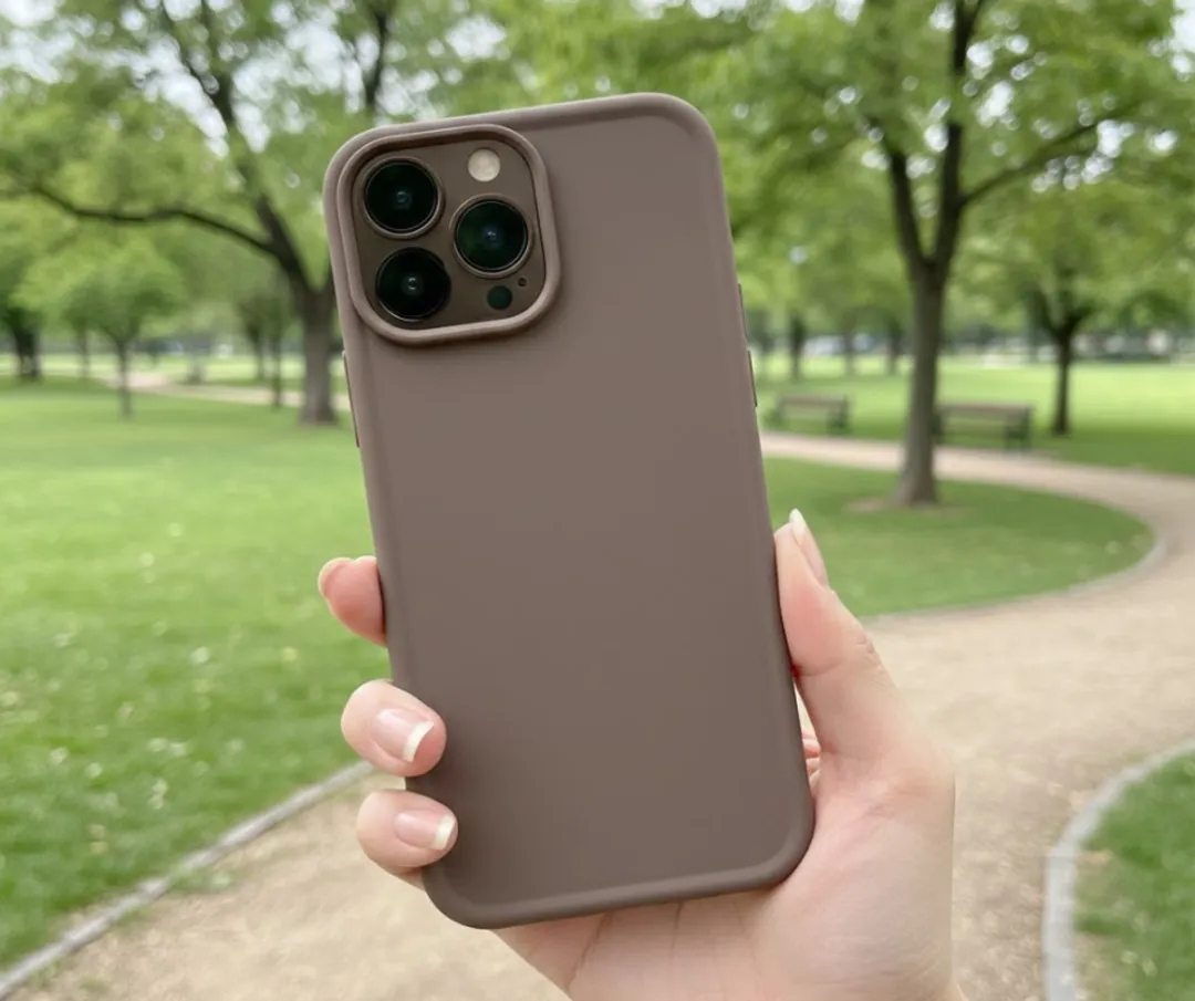 NUVEX iPhone 13 Pro Max Hoesje - 3 Stuks - Zwart/Beige/Bruin - afbeelding 6 van 6